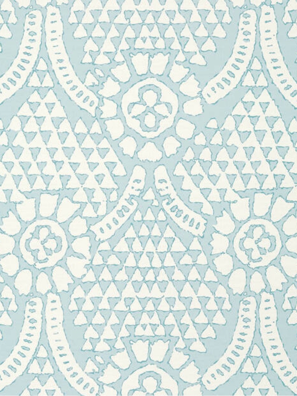 NWT ~ THIBAUT Wallpaper Chamomile T14320 Spa Blue 1 Double Roll Sealed